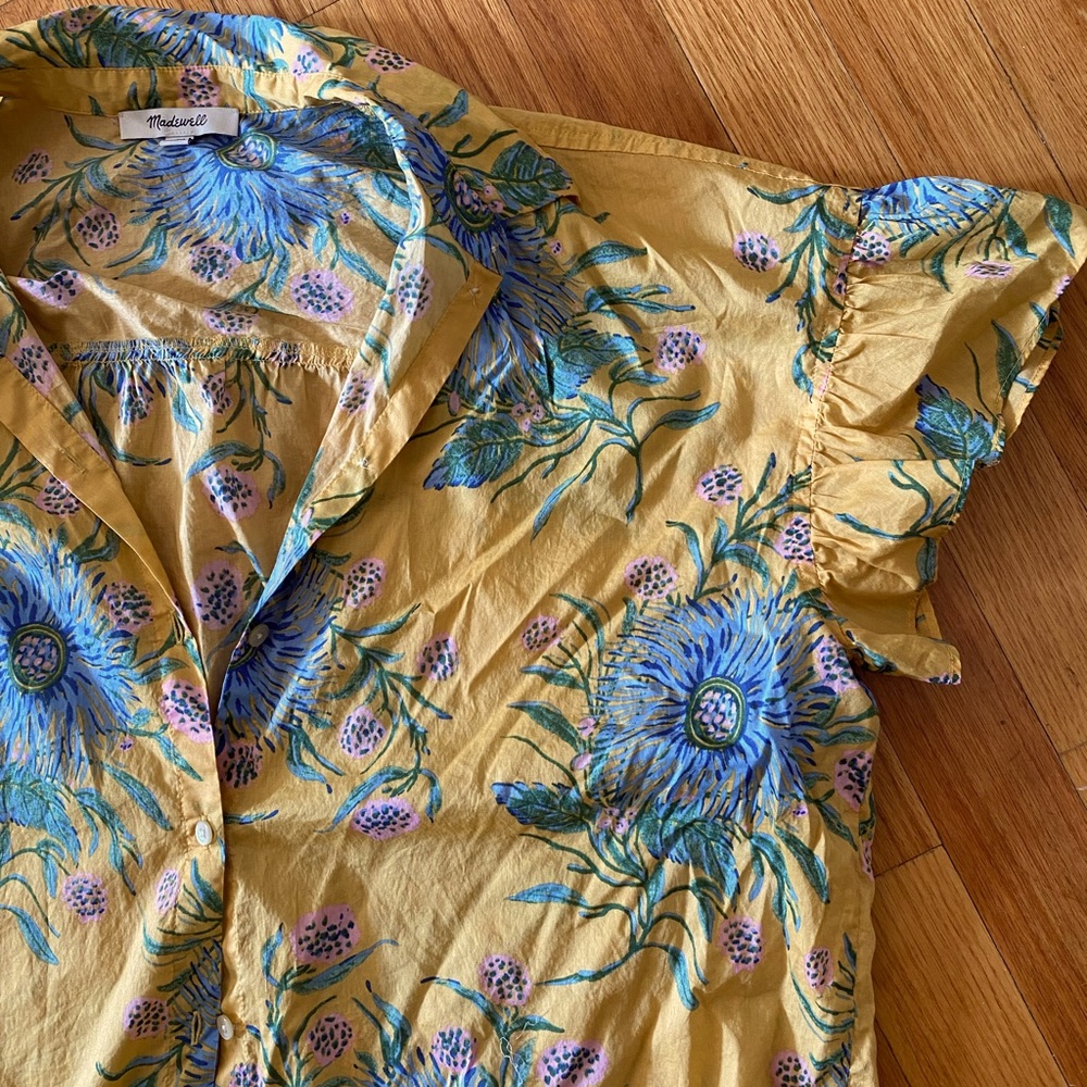 Madewell Hawaiian button down shirt
